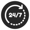 24/7 home security monitoring