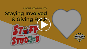 Guardian Alarm Gives Back video thumbnail for Stuff a Studio with Woodward Sports